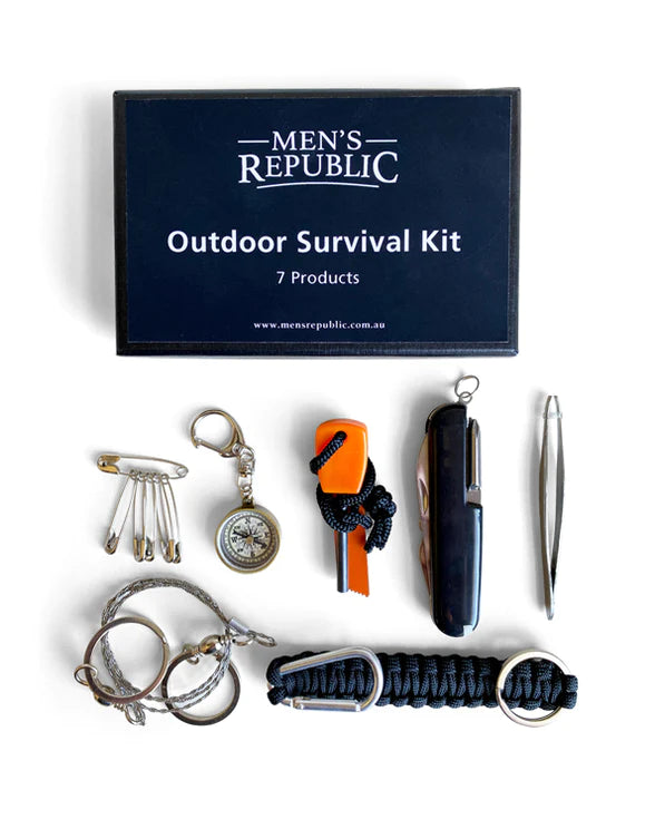 Men's Republic - Outdoor Survival Kit (7 Piece)